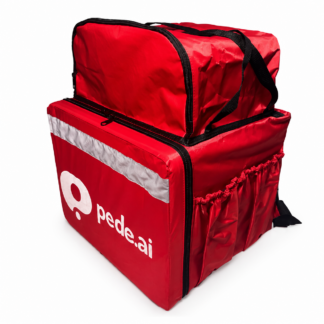 Mochila Térmica para Entrega - (SEM ISOPOR) Bag 45L -PEDE.AI