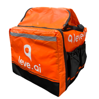 Mochila Térmica para Entrega – (SEM ISOPOR) Bag 45L - LEVE.AI (LARANJA)